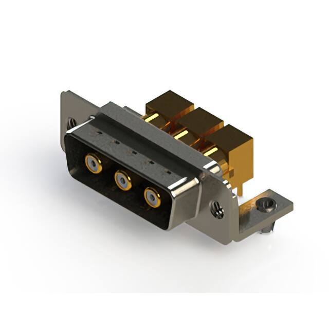 629-3W3-640-5NB CONN D-SUB PLUG 3POS R/A SLDR