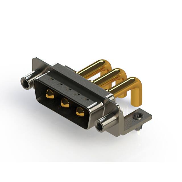 629-3W3-650-4ND CONN D-SUB PLUG 3POS R/A SLDR