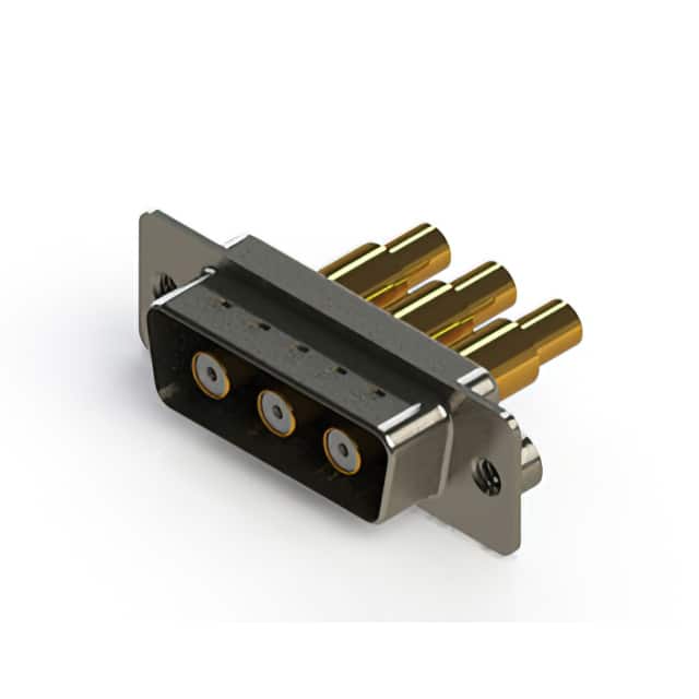 627-3W3-622-7NA CONN D-SUB PLUG 3POS SLDR CUP