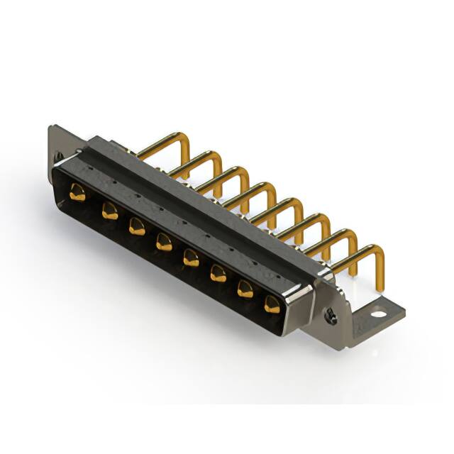 629-8W8-250-1NC CONN D-SUB PLUG 8POS R/A SLDR
