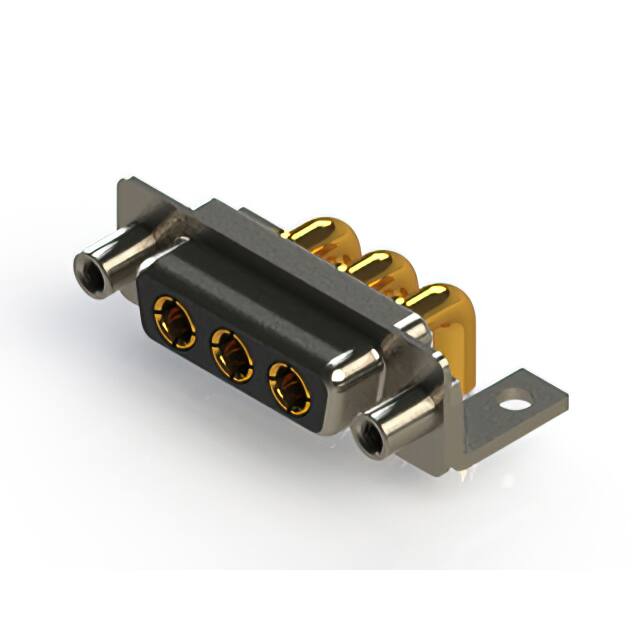 630-3W3-640-4NE CONN D-SUB RCPT 3POS R/A SLDR