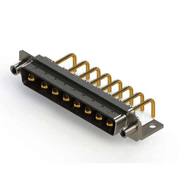 629-8W8-250-1NE CONN D-SUB PLUG 8POS R/A SLDR