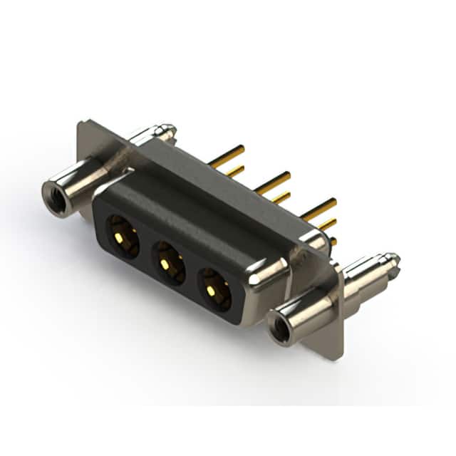 628-3W3-624-7TE CONN D-SUB RCPT 3POS VERT SLDR