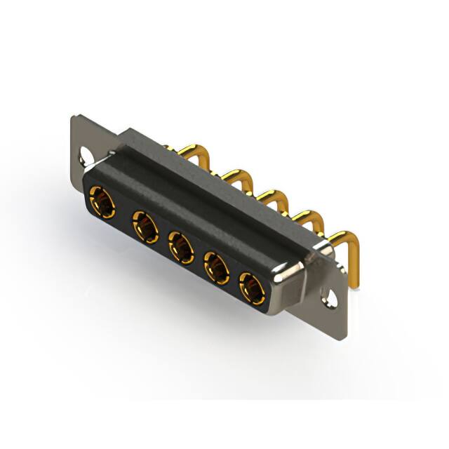 630-5W5-640-1T1 CONN D-SUB RCPT 5POS R/A SLDR