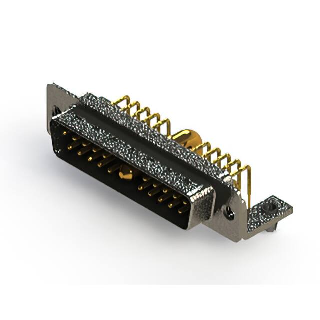 629-21W1640-4TB CONN D-SUB PLUG 21POS R/A SLDR