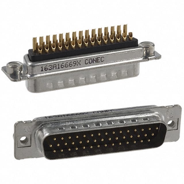 163A16669X CONN D-SUB HD PLUG 44P SLDR CUP