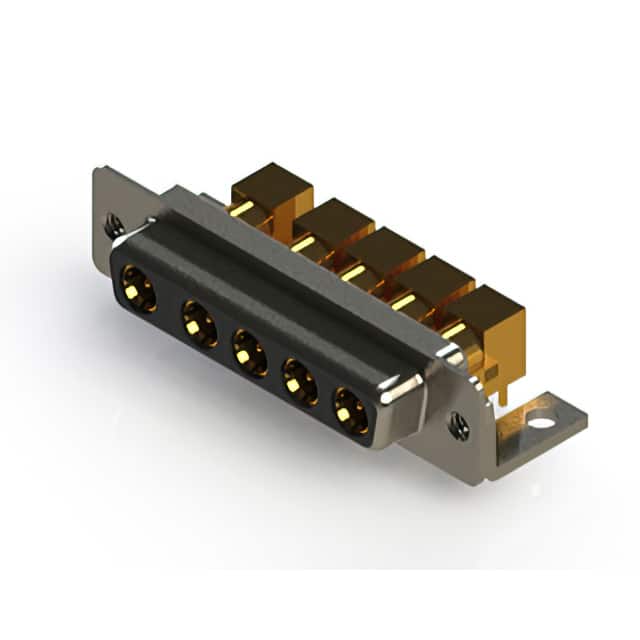 630-5W5-640-5T4 CONN D-SUB RCPT 5POS R/A SLDR