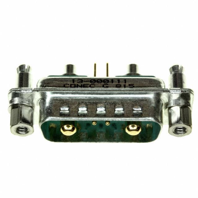 13-000111 CONN D-SUB PLUG 7POS VERT SLDR