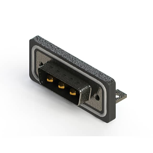 629W3W3-340-1N4 CONN D-SUB PLUG 3POS R/A SLDR