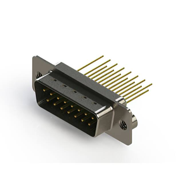 627-M15-623-GT2 CONN D-SUB PLUG 15POS VERT SLDR
