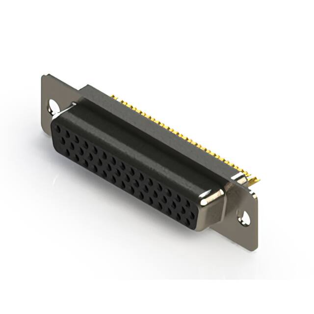 638-M44-332-BN1 638M SERIES VERTICAL D-SUB RECEP
