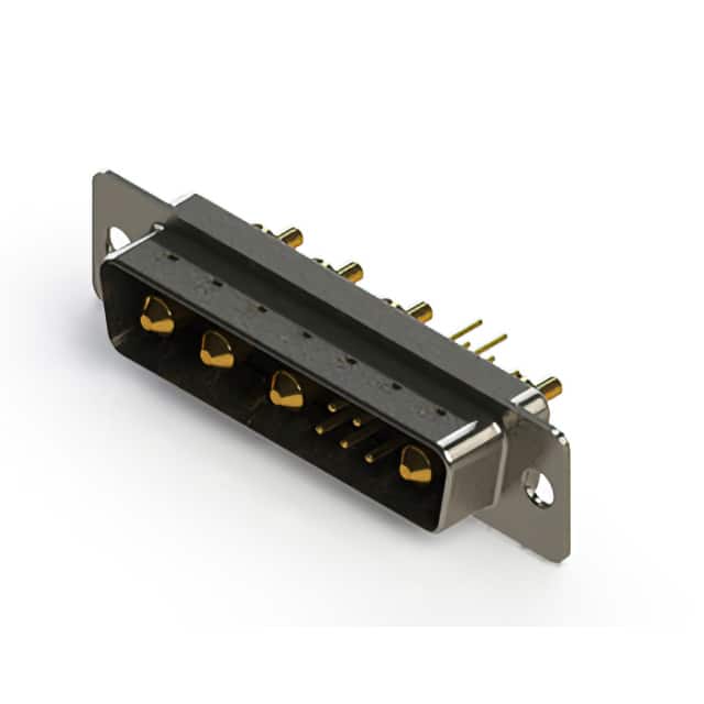 627-9W4-624-1T1 CONN D-SUB PLUG 9POS VERT SLDR