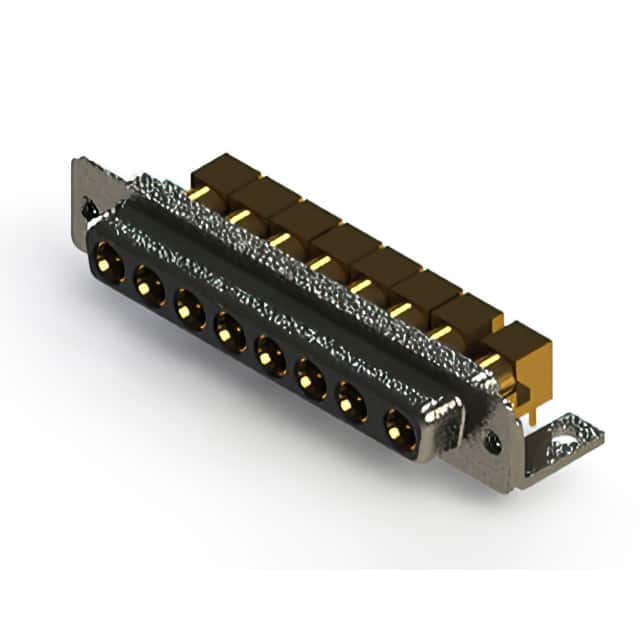 630-8W8-240-5N4 CONN D-SUB RCPT 8POS R/A SLDR
