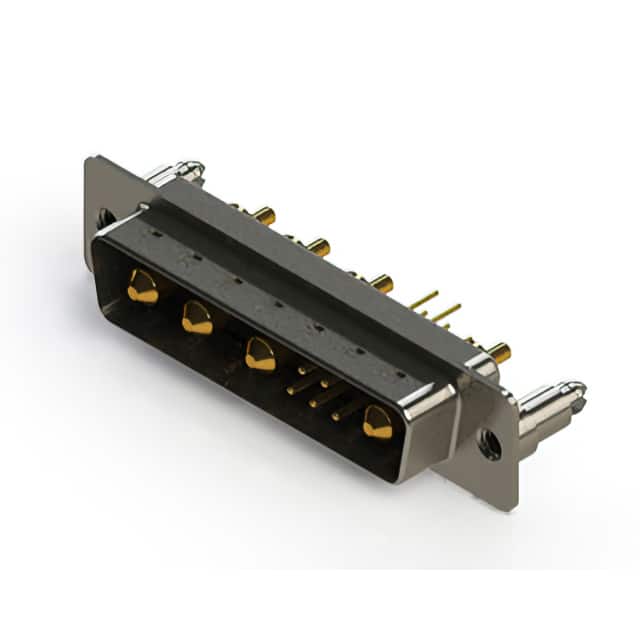 627-9W4-624-1T5 CONN D-SUB PLUG 9POS VERT SLDR