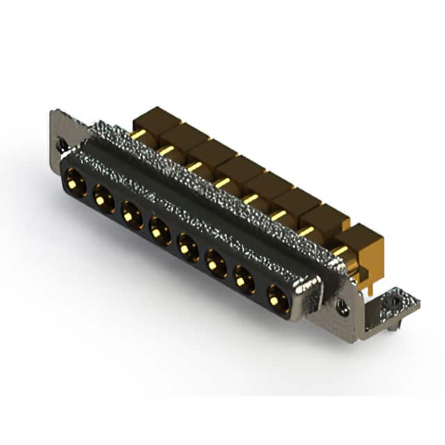 630-8W8-240-5NB CONN D-SUB RCPT 8POS R/A SLDR