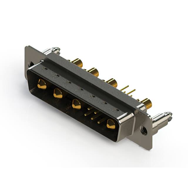 627-9W4-624-3TD CONN D-SUB PLUG 9POS VERT SLDR