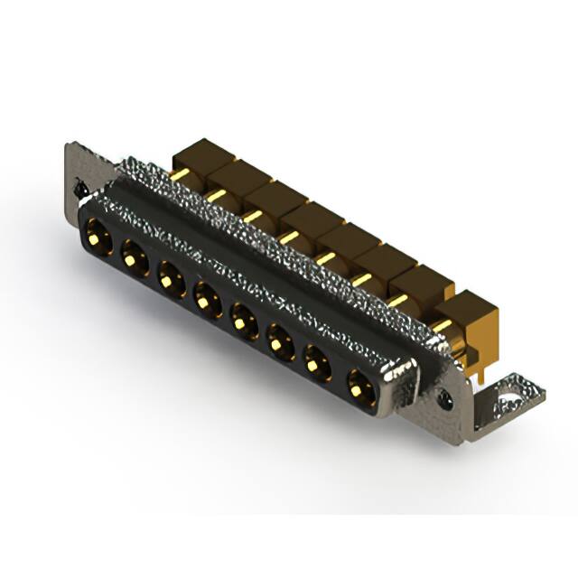 630-8W8-240-7N4 CONN D-SUB RCPT 8POS R/A SLDR