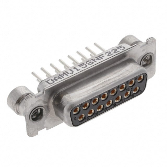 DAMV15SNF225 CONN D-SUB RCPT 15P PNL MNT SLDR