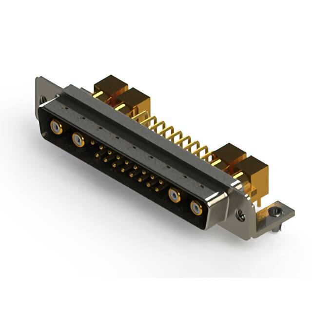 629-21W4640-5TB CONN D-SUB PLUG 21POS R/A SLDR