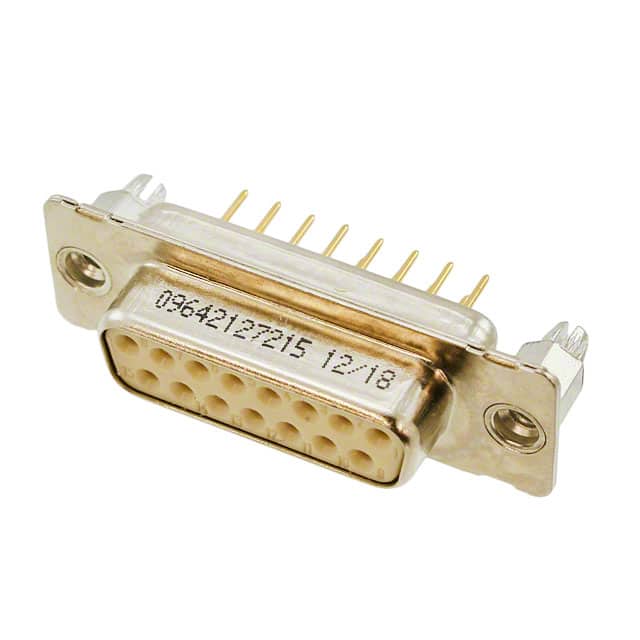 09642127215 CONN D-SUB RCPT 15POS VERT SLDR