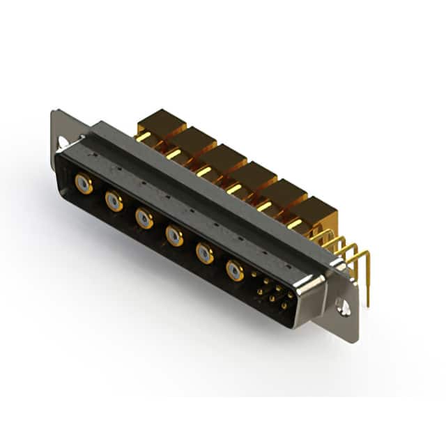 629-13W6640-7T1 CONN D-SUB PLUG 13POS R/A SLDR