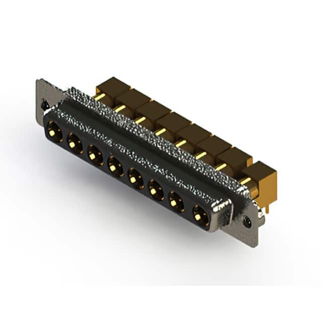 630-8W8-640-7T2 CONN D-SUB RCPT 8POS R/A SLDR
