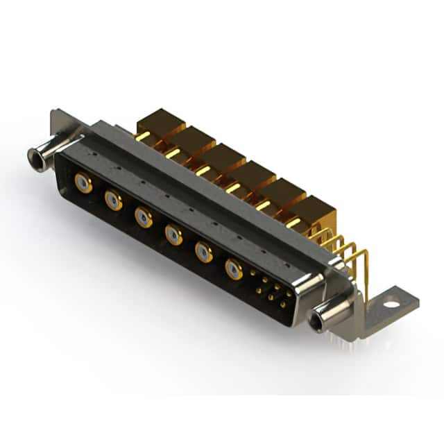 629-13W6640-7TE CONN D-SUB PLUG 13POS R/A SLDR
