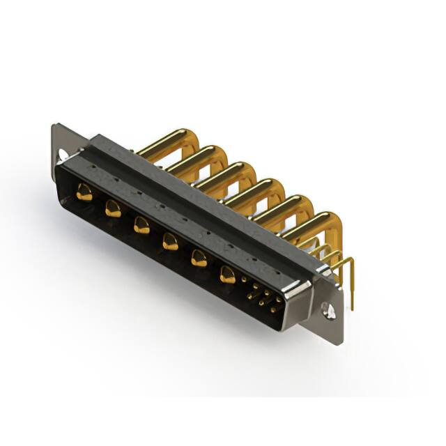 629-13W6650-3T1 CONN D-SUB PLUG 13POS R/A SLDR