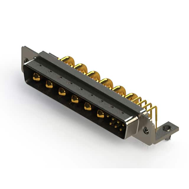 629-13W6640-2TB CONN D-SUB PLUG 13POS R/A SLDR