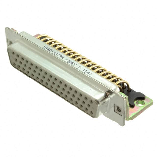 164A13379X CONN D-SUB RCPT 50POS R/A SLDR