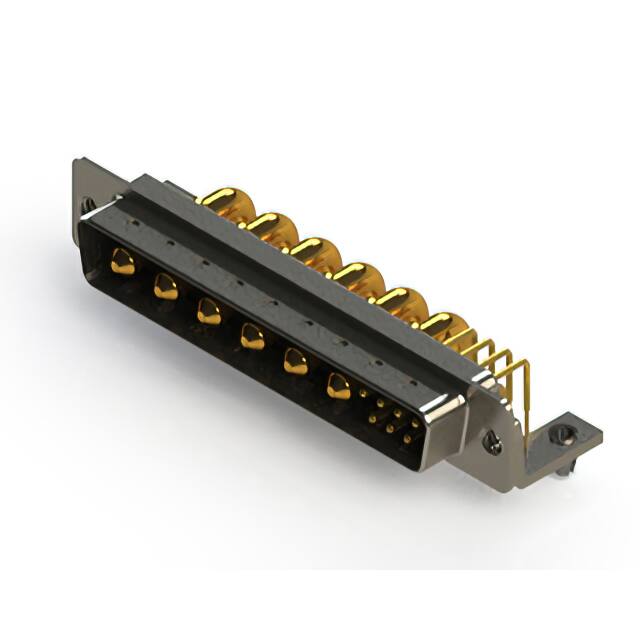 629-13W6640-4TB CONN D-SUB PLUG 13POS R/A SLDR