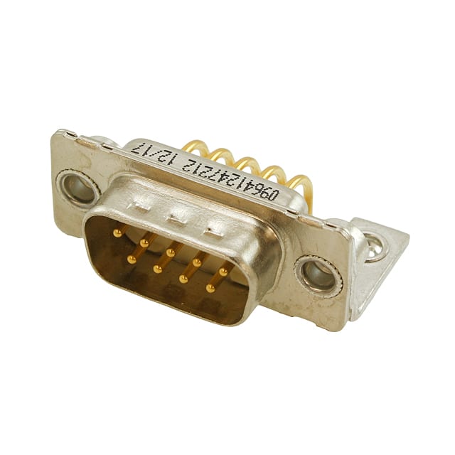 09641247212 CONN D-SUB PLUG 9POS R/A SLDR