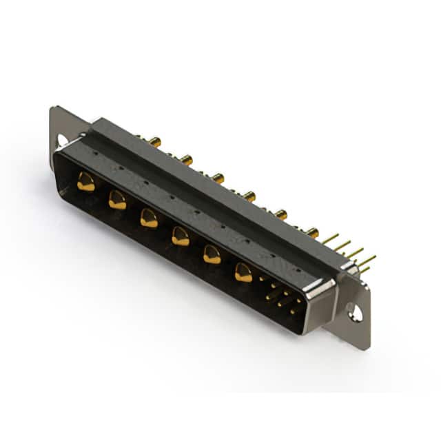 627-13W6624-1T1 CONN D-SUB PLUG 13POS VERT SLDR