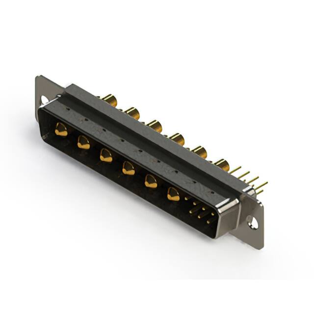 627-13W6624-3T1 CONN D-SUB PLUG 13POS VERT SLDR