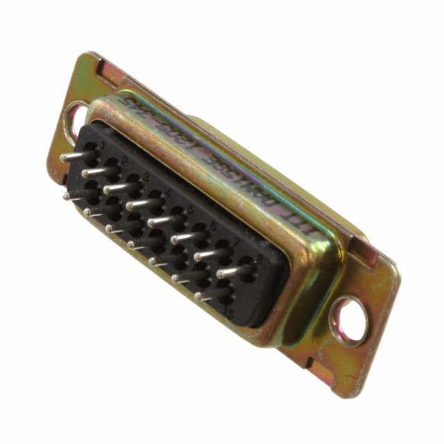 DAM-15S-E CONN D-SUB RCPT 15P PNL MNT SLDR