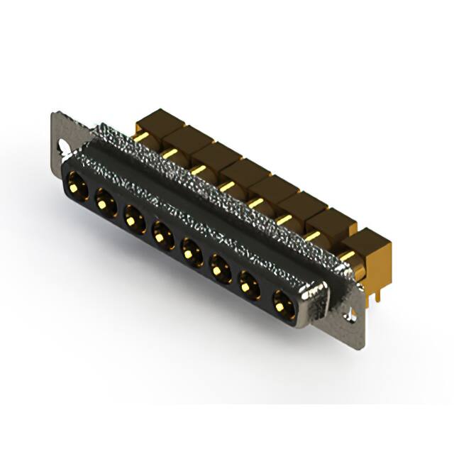 630-8W8-640-7N1 CONN D-SUB RCPT 8POS R/A SLDR