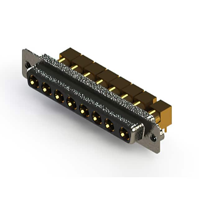 630-8W8-640-7NA CONN D-SUB RCPT 8POS R/A SLDR
