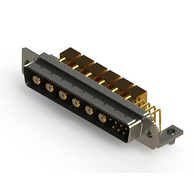 629-13W6640-7NB CONN D-SUB PLUG 13POS R/A SLDR