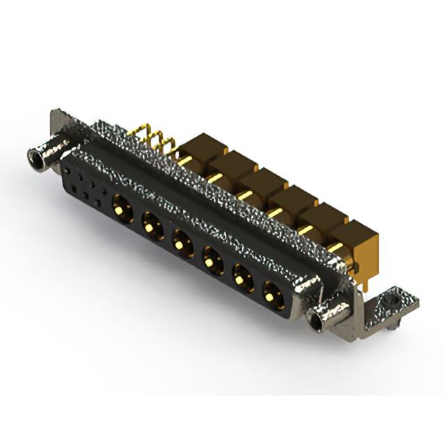 630-13W6640-7ND CONN D-SUB RCPT 13POS R/A SLDR