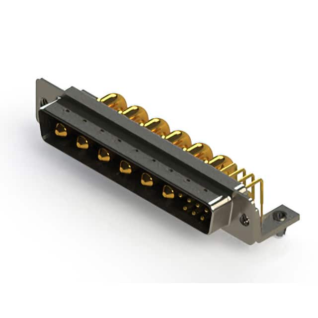 629-13W6640-4NB CONN D-SUB PLUG 13POS R/A SLDR