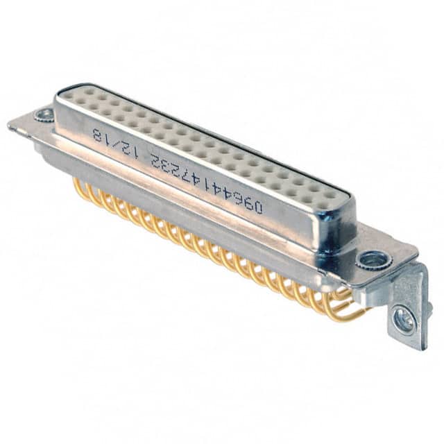 09644147232 CONN D-SUB RCPT 37POS R/A SLDR
