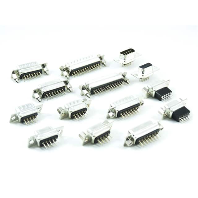 7905-09MTBG00A CONN D-SUB PLUG 9POS VERT SLDR