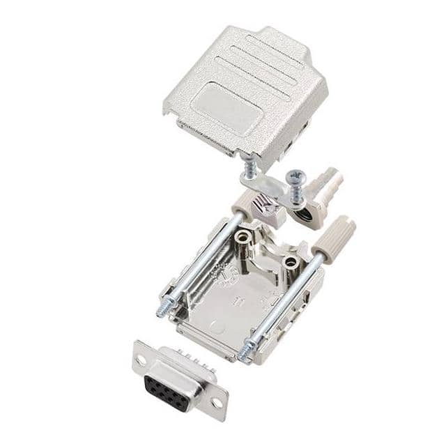 6355-0004-11 D-SUB BACKSHELL, SHIELDED, 180 +