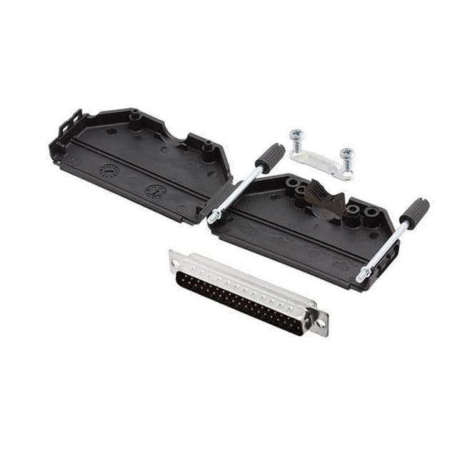 6355-0001-04 D-SUB BACKSHELL, UNSHIELDED, 180