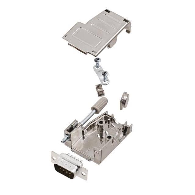 6355-0084-01 D-SUB BACKSHELL, SHIELDED, TOP A
