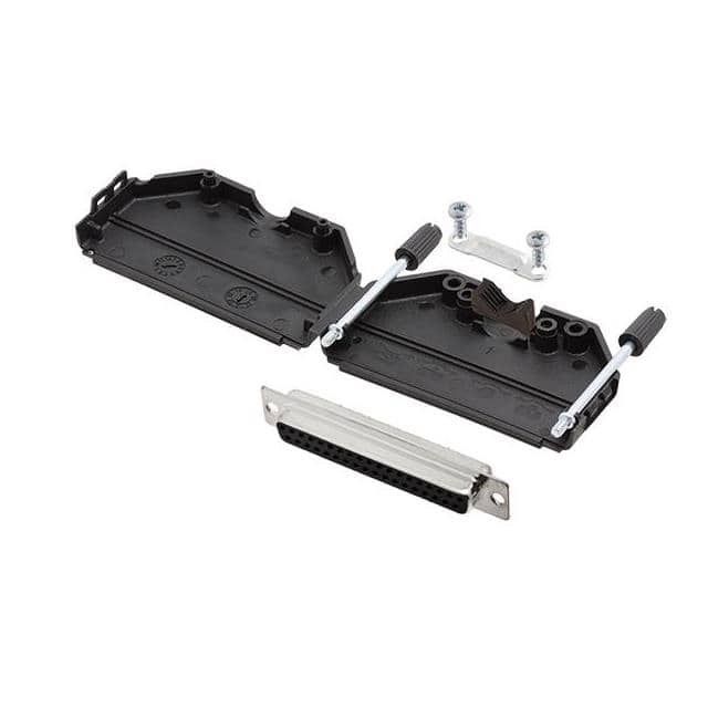 6355-0001-14 D-SUB BACKSHELL, UNSHIELDED, 180