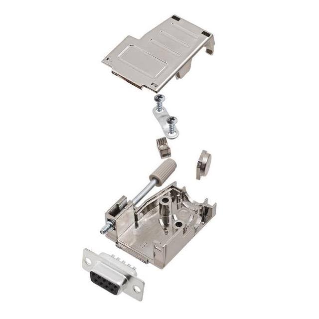 6355-0084-11 D-SUB BACKSHELL, SHIELDED, TOP A