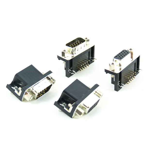 7916-26FBA CONN D-SUB HD RCPT 26P R/A SLDR