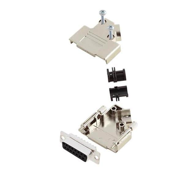 6355-0009-12 D-SUB BACKSHELL, SHIELDED, 45 +