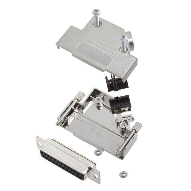 6355-0009-13 D-SUB BACKSHELL, SHIELDED, 45 +